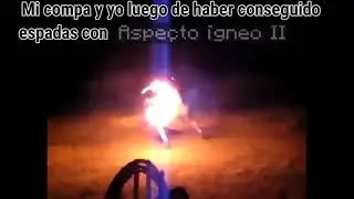 pelea de espadas con fuego