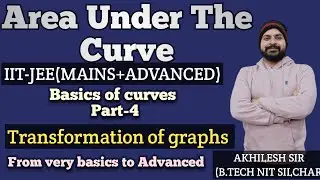 Area Under The curve|AUC|Transformation of graphs| IIT JEE (Mains+Advanced) class 12th.