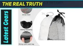 Amazing 10 Pcs Small Mesh Bags Drawstring: Essential for Organization!