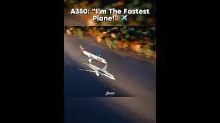 A350: &ldquo;Surely I&rsquo;m the fastest plane!&rdquo; ✈️- Concorde: &ldquo;haha, no.&rdquo; 🤣 - #aviation #plane #viralvideo