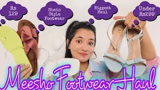 Meesho Footwear Haul Under Rs 399| Heels, Flats, Bellies, Ethnic Chappal| Meesho Haul | #meeshohaul