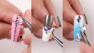 AIMEILI Nail Art Rhinestone Glue Gel Nail Rhinestones Nail Art Brush Kit