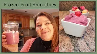 Frozen Fruit Smoothies - Easy | Healthy | Quick 🍌🍍🍓