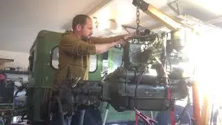M38 Engine start on hoist