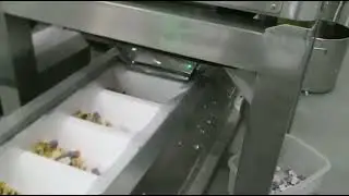 Mini multihead weigher for mixing food.