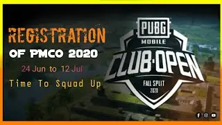 How To Register For PMCO 2020 | Pubg Mobile PMCO Tournament | Full Registration Process