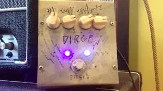 Pedal demo: Dirge Tremolo homemade boutique guitar effects pedal.