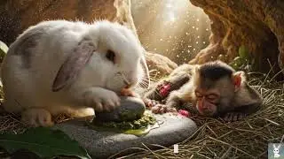 Rescue story | The Bunny and monkey 😦