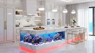 Inside the Ultimate Aquarium Island Mansion Tour &ndash; Submerge into Luxury