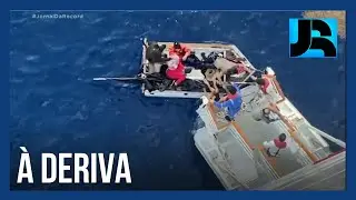 Cubanos que tentam fugir da ilha ficam &agrave; deriva e s&atilde;o resgatados por navios de cruzeiro