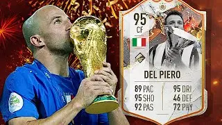 FIFA 23: 95 TROPHY TITANS ALESSANDRO DEL PIERO REVIEW - CLASS AND COMPOSURE - FIFA 23 ULTIMATE TEAM