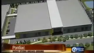 Movie studio groundbreaking