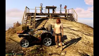 Dana descends Mount Chiliad on the Dinka Verus. GTAV GTAO