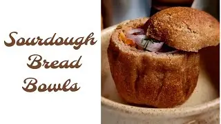 Emmer sourdough bread bowls | paine emmer cu maia