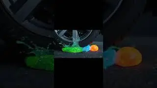 ✨ Ultra-Realistic ASMR ✨Slow-motion tire crush vs glowing alien slime pods 🌌Pure squish &bull; pop &bull;