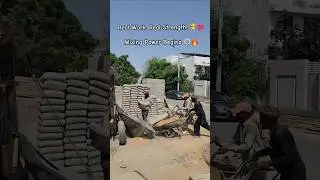 Concrete Journey 💪 From Mixer to Column 🔥 | Real Site Work 🚧 #CivilEngineering #Construction #Shorts