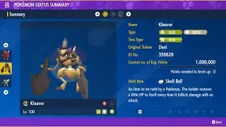 Kleavor (Press A to Win, Any NPCs) - Solo - 5 Star Wo-Chien Raid - Pokemon Scarlet/Violet