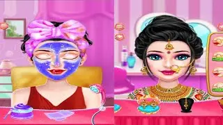 Indian Wedding Makeup And Dress up || Indian Wedding Bridal Makeup Games || Indian Wedding Rituals