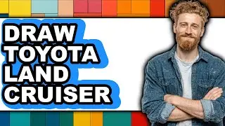 How To Draw Toyota Land Cruiser - Step By Step