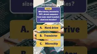 Shrunk the tech world&mdash;what chip changed everything in &rsquo;71? Byte your guess!
