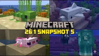 TUDO MUDOU! Novos Filhotes e Flor Dourada - Minecraft 26.1 Snapshot 5