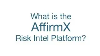 What is the AffirmX Risk Intel Platform?