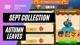 Dragon City September Collection : Autumn Leaves &bull; Opening Dark Chest ☆☆☆