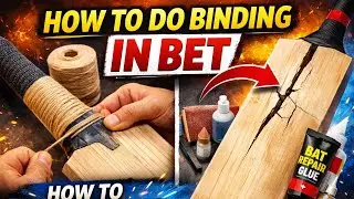 How to bind in bat how to play cricket