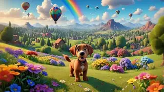 Puppy&rsquo;s Rainbow Adventure | Fun Kids Song | Colorful Puppy Nursery Rhyme