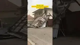 6 September 6, 2025 Violent tornado on the ground in Springfield, Massachusetts, USA  #hailstorm #to