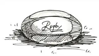 How to draw a Rugby Ball Real Easy
