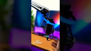 Stop the Cable Mess! 🎙️ Cleanest Mic Boom Arm