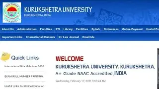 KUK Exams 2021 ! Odd Sem Exams News ! Question Paper ,Google Form ,Answer Sheet,Pdf ! Datesheet !