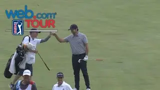 Oscar Fraustro holes-out for eagle on No. 17 at United Leasing