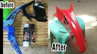 Samurai Paint / Xrm lighten cover repaint / Samurai Epoxy white & Standard Red