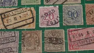 Old Stamps From Belgium #philately #stamps #belgium