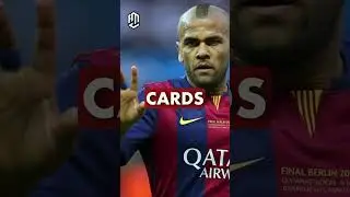 4 Football Players With The Most Yellow Cards 😳⚽️ #football #soccer #shorts