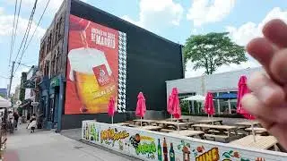 Madri Living Mural on Ossington | Immersive OOH Campaign with Projection Media