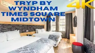 【4K】TRYP by Wyndham Times Square / Midtown: Room Tour | New York City | Premium Room