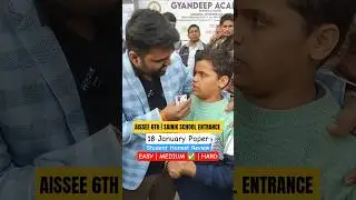 AISSEE 6th Paper Honest Review Sainik School Entrance 2026