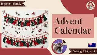 DIY | Advent Calendar with 24 mini X-mas Stockings &bull; Sami Dolls Tutorials