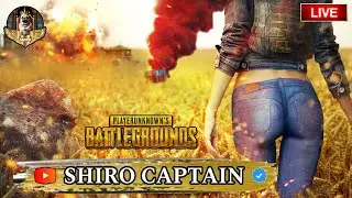 PUBG PC LIVE :  Noob Trying to become a PRO | SHIRO CAPTAIN GAMEPLAY FULL RUSH GAMEPLAY & SNIPING