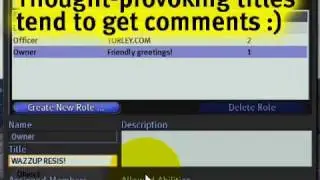 Changing your group title - Second Life Video TuTORial QUICK