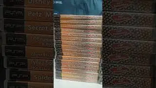 Моя скромная коллекция на PSP #psp #gaming
