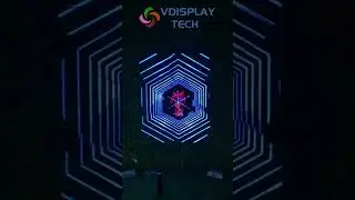 2x3 6pcs Splicing 3D Hologram LED FAN Display Wall  #3ddisplay #hologram #fyp