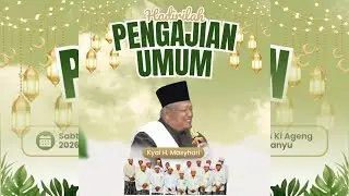 🔴Live Pengajian Umum || Muwadda'ah Akhirussanah Pon.Pes Ki Ageng Setro Banyu Tahun 1447 H