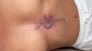 Sternum Tattoo Flowers