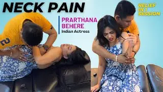 Indian Actress Prarthana Behere Finds Relief from Neck Pain with Dr. Ravi Shinde's Chiropractic Care