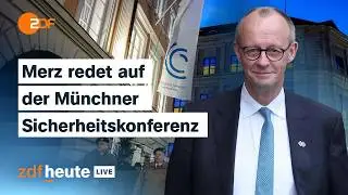 Ukraine, USA und Europas Verteidigung &ndash; Auftakt der M&uuml;nchner Sicherheitskonferenz | ZDFheute live