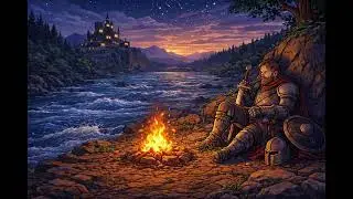 Rest by the Fire, Traveler 🌧️🔥 | Medieval Ambient Music for Deep Sleep